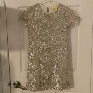 Gianni Bini Kids Dress in Silver Sequin